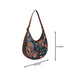 Ethnic Motifs Printed Half Moon Hobo Bag - Uncommongifts.in